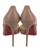Christian Louboutin Leather D'Orsay Pumps