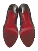 Christian Louboutin Leather Bow Accents Pumps