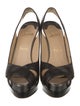 Christian Louboutin Leather Slingback Pumps