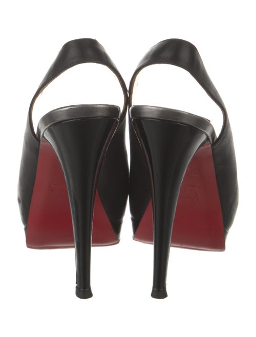 Christian Louboutin Leather Slingback Pumps
