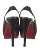 Christian Louboutin Leather Slingback Pumps