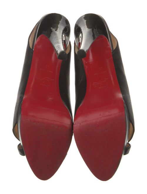 Christian Louboutin Leather Slingback Pumps
