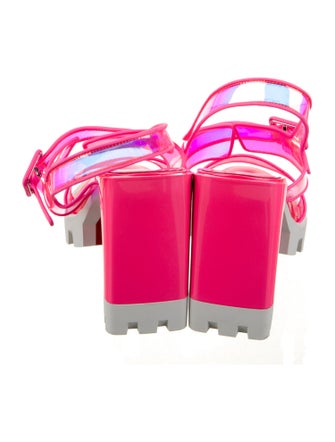 Christian Louboutin PVC Slingback Sandals