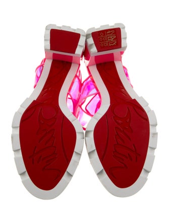 Christian Louboutin PVC Slingback Sandals