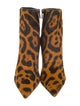 Christian Louboutin Ponyhair Animal Print Boots