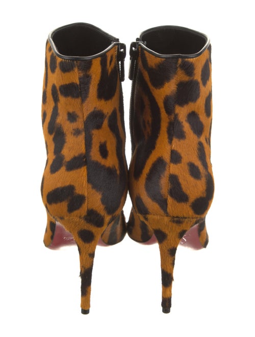 Christian Louboutin Ponyhair Animal Print Boots