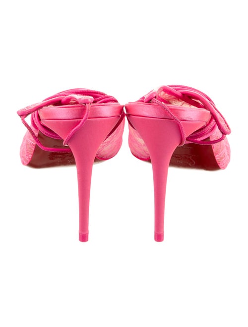 Christian Louboutin Lace Slingback Pumps