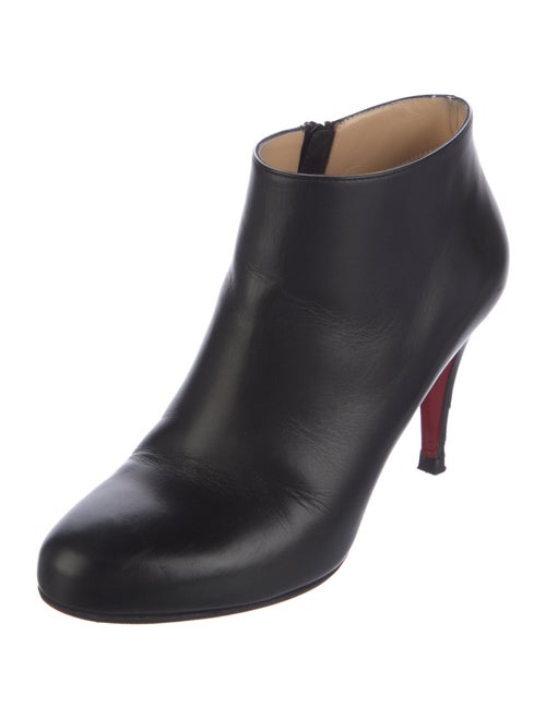 Christian Louboutin Spike Accents Leather Boots