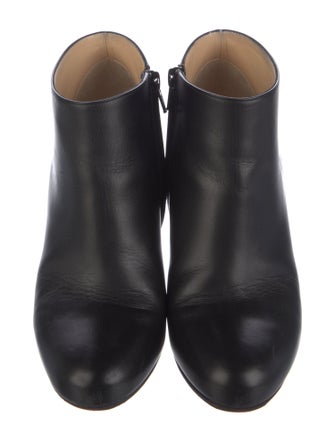 Christian Louboutin Spike Accents Leather Boots