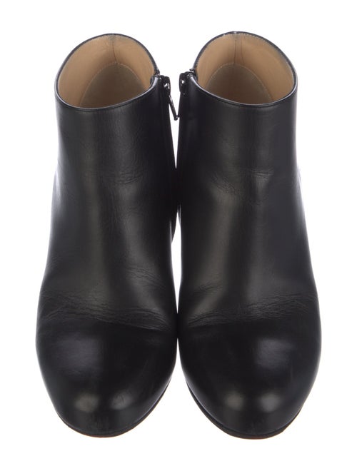 Christian Louboutin Spike Accents Leather Boots