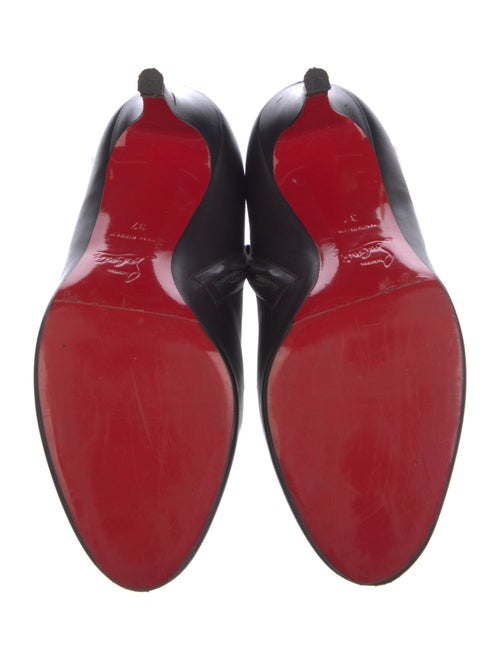 Christian Louboutin Spike Accents Leather Boots