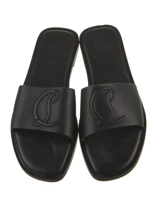 Christian Louboutin Leather Slides