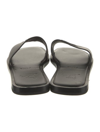 Christian Louboutin Leather Slides