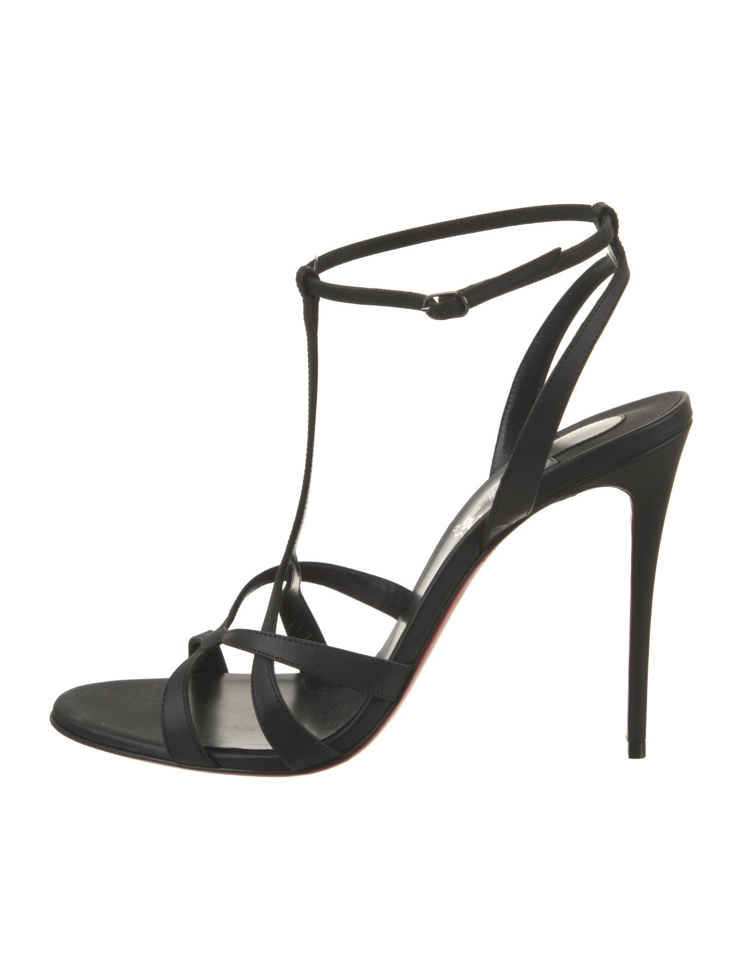 Christian Louboutin Leather T-Strap Sandals