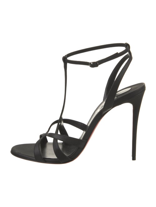 Christian Louboutin Leather T-Strap Sandals
