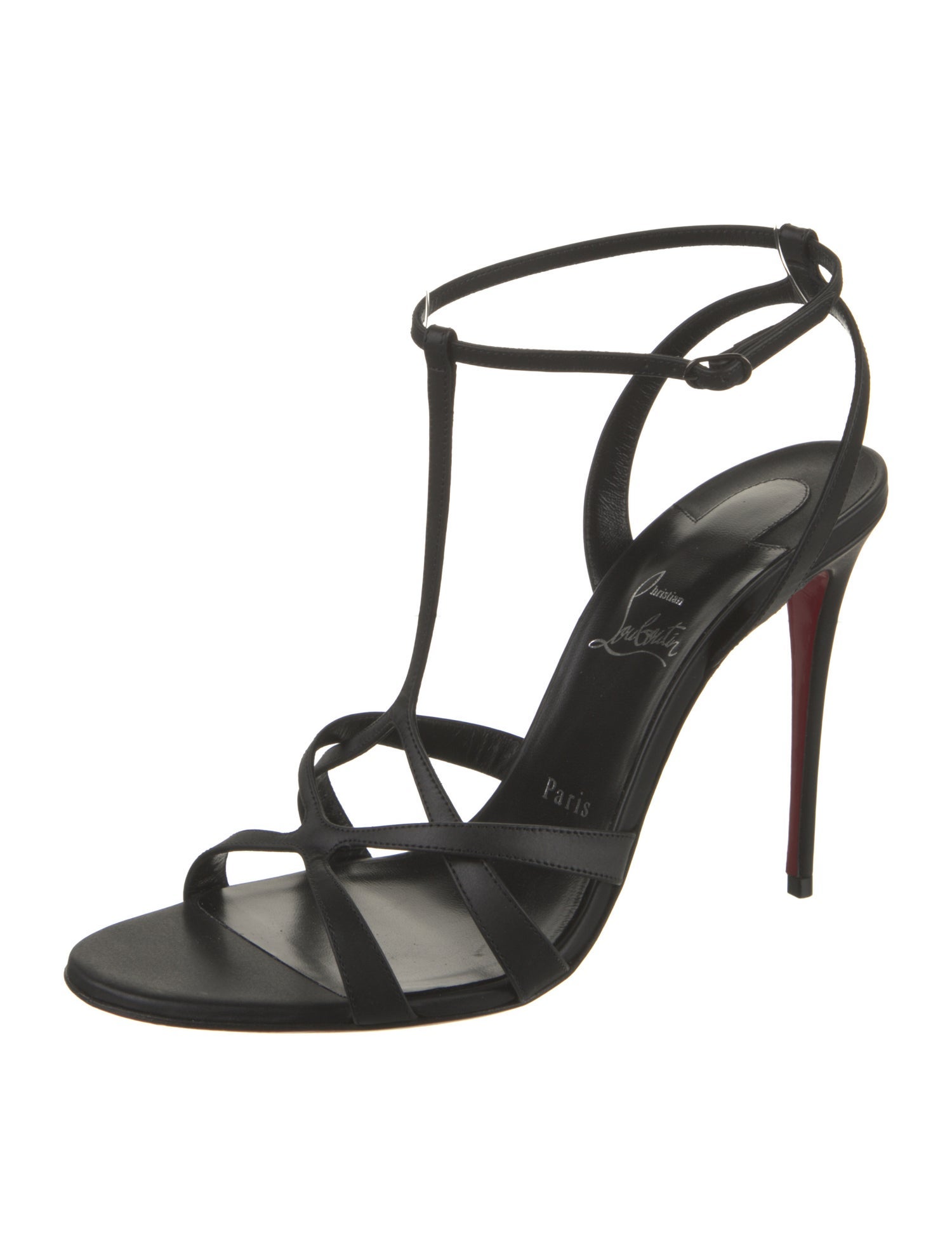 Christian Louboutin Leather T-Strap Sandals