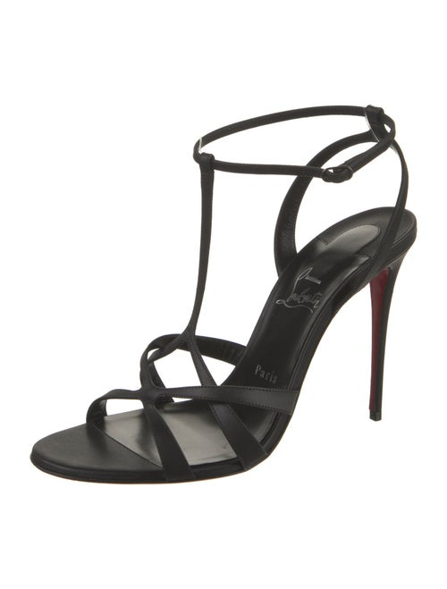 Christian Louboutin Leather T-Strap Sandals