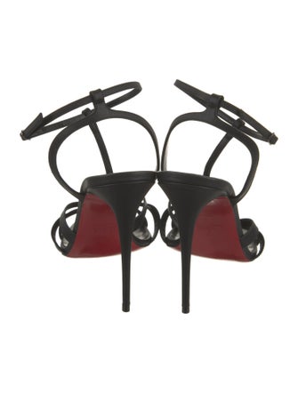 Christian Louboutin Leather T-Strap Sandals