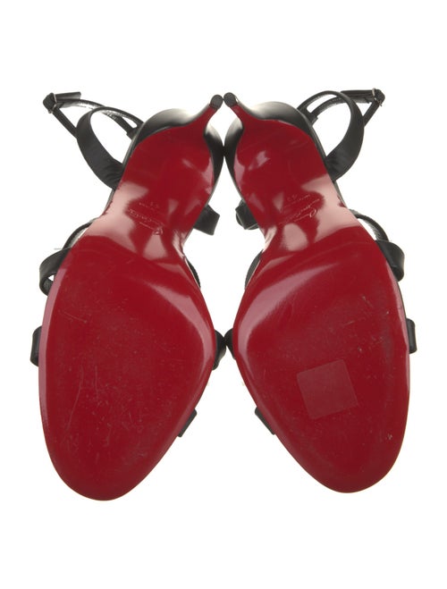 Christian Louboutin Leather T-Strap Sandals