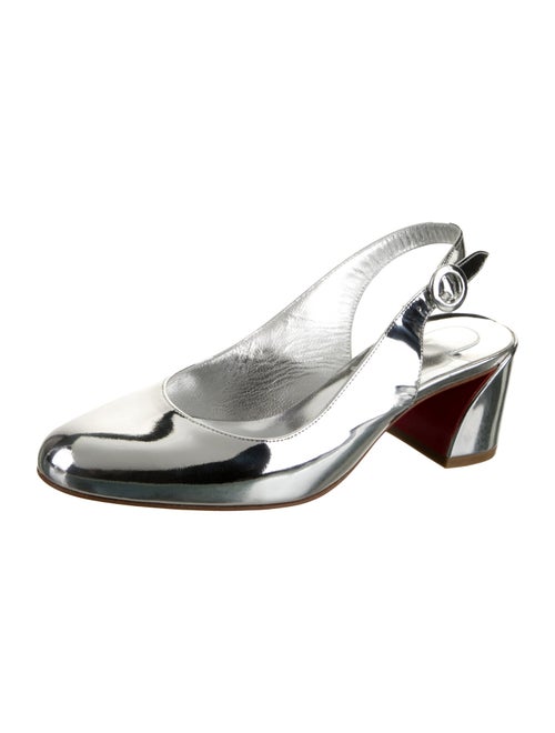 Christian Louboutin Patent Leather Slingback Pumps