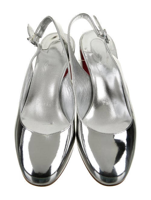 Christian Louboutin Patent Leather Slingback Pumps