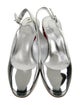 Christian Louboutin Patent Leather Slingback Pumps