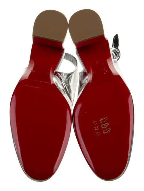 Christian Louboutin Patent Leather Slingback Pumps