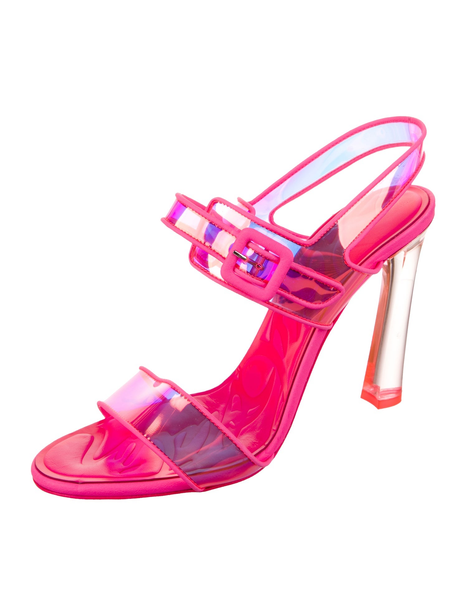 Christian Louboutin PVC Slingback Sandals