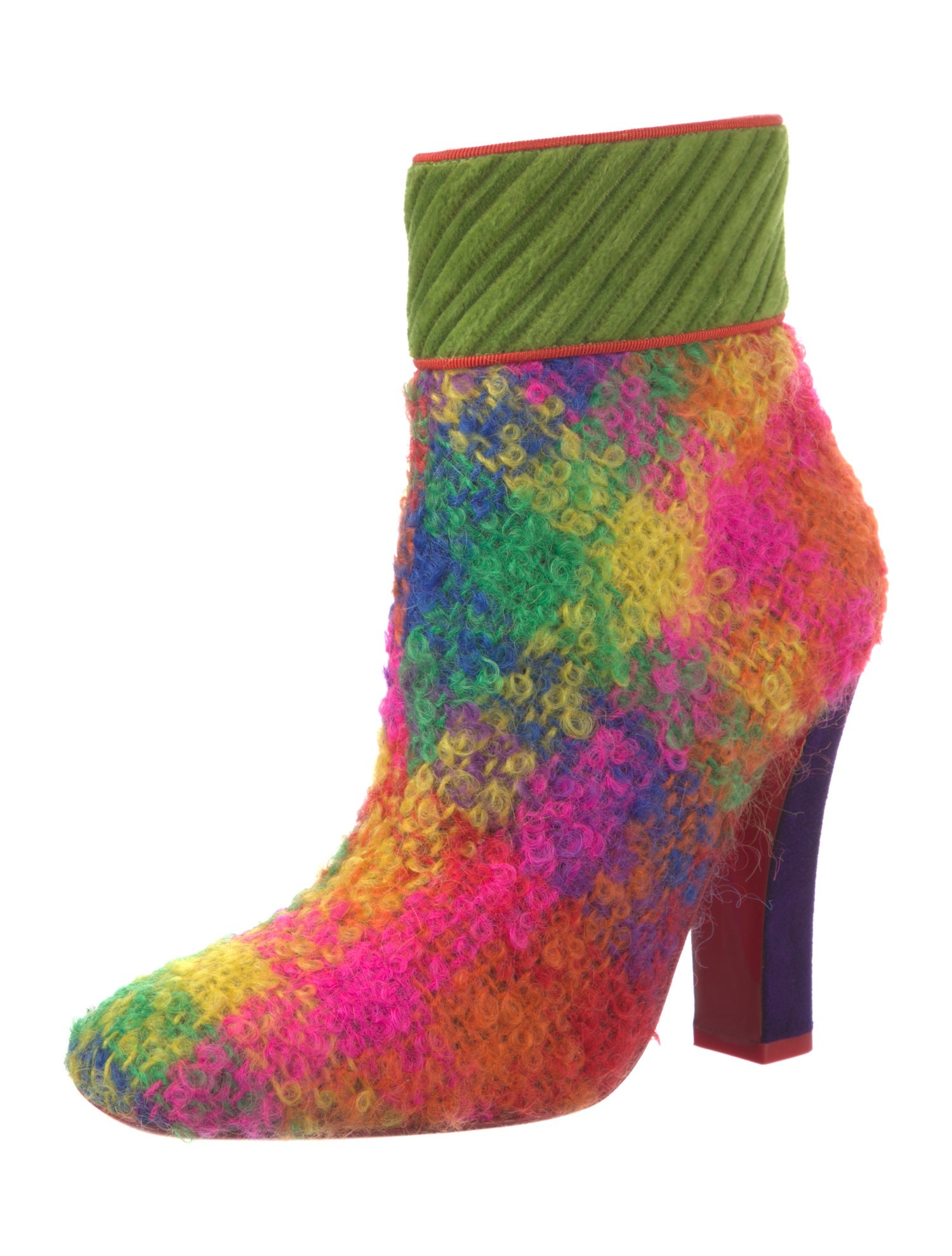 Christian Louboutin Patterned Sock Boots