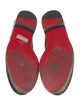 Christian Louboutin Leather Cutout Accent Loafers