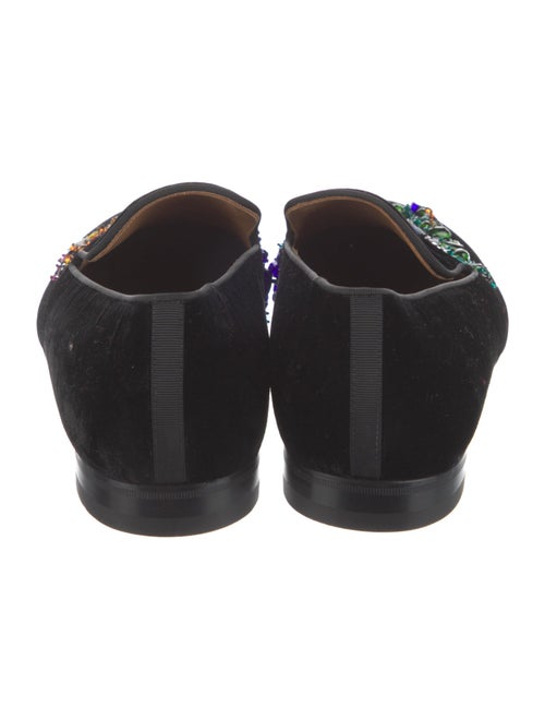 Christian Louboutin Love Velvet Loafers
