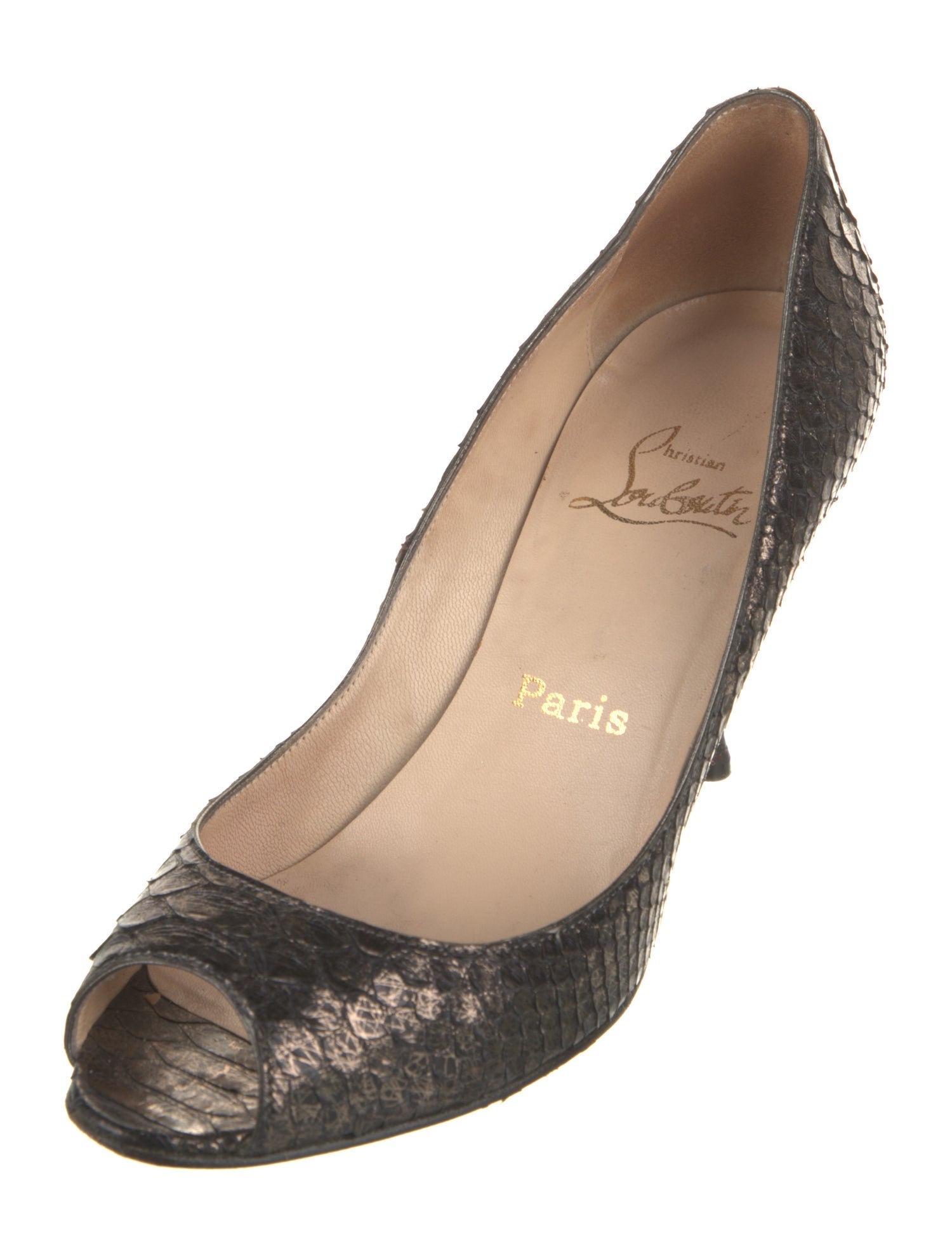 Christian Louboutin Vintage Snakeskin Pumps