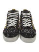 Christian Louboutin Spike Accents Suede Sneakers