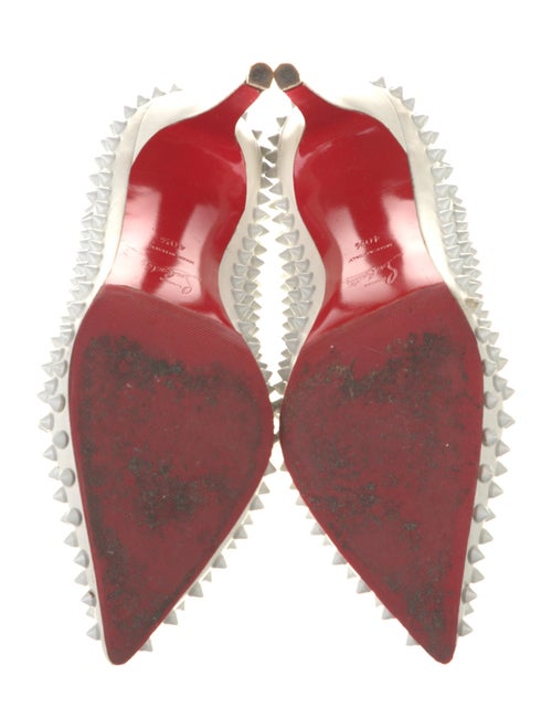 Christian Louboutin Spike Accents Leather Pumps