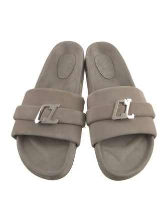 Christian Louboutin Suede Slides