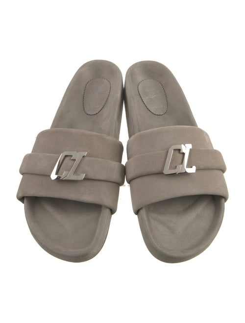 Christian Louboutin Suede Slides