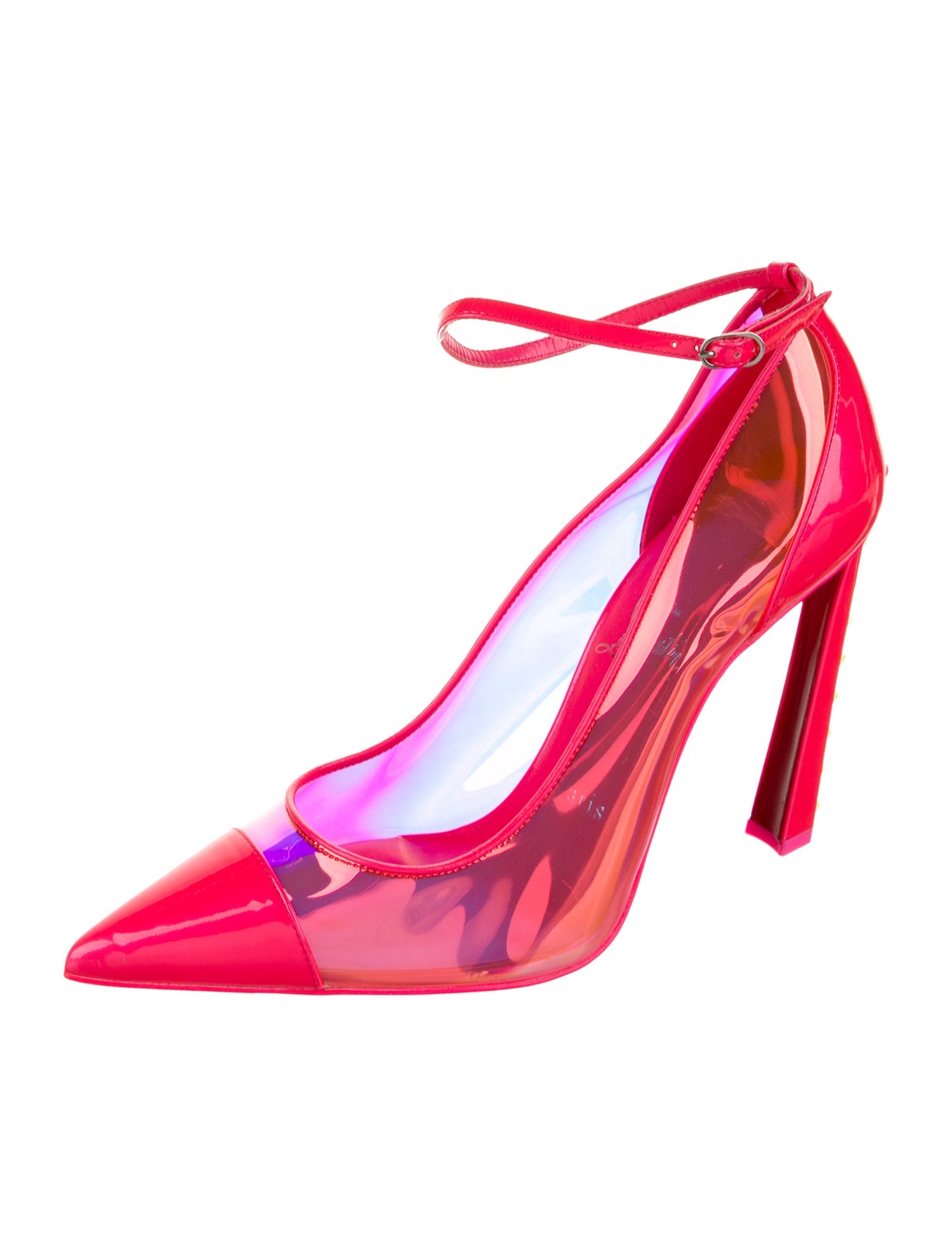 Christian Louboutin PVC Studded Accents Pumps