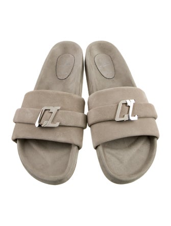 Christian Louboutin Suede Slides