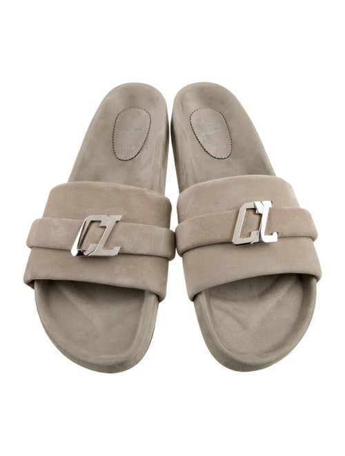 Christian Louboutin Suede Slides