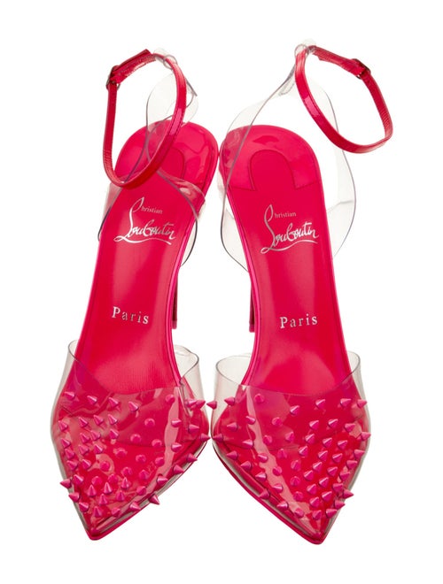 Christian Louboutin PVC Colorblock Pattern Pumps