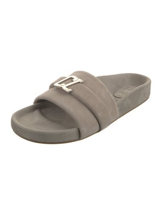 Christian Louboutin Suede Slides