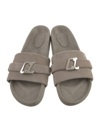 Christian Louboutin Suede Slides