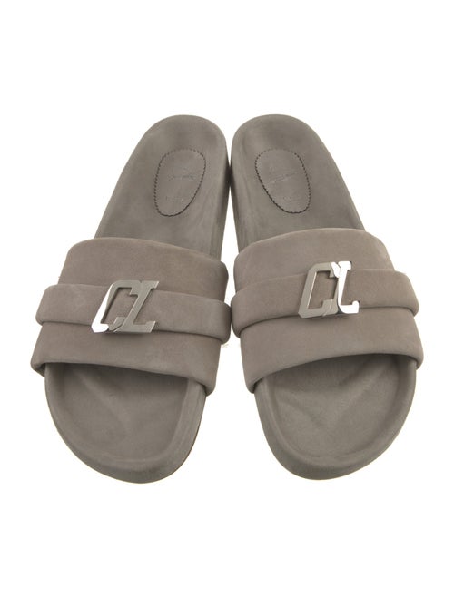 Christian Louboutin Suede Slides