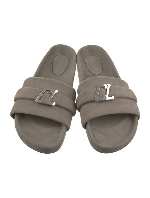 Christian Louboutin Suede Slides