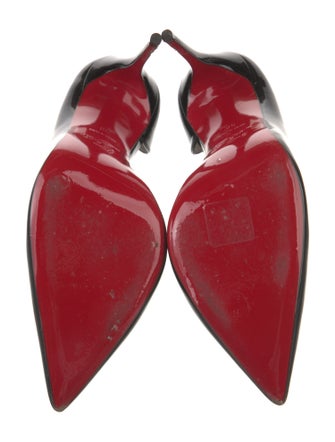 Christian Louboutin Patent Leather D'Orsay Pumps