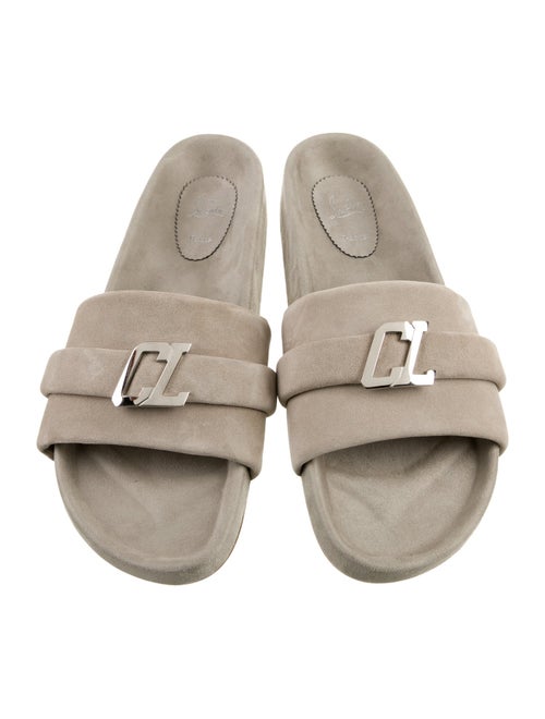 Christian Louboutin Suede Slides