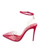 Christian Louboutin PVC Colorblock Pattern Pumps