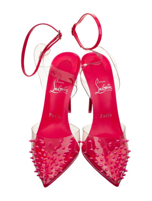 Christian Louboutin PVC Colorblock Pattern Pumps