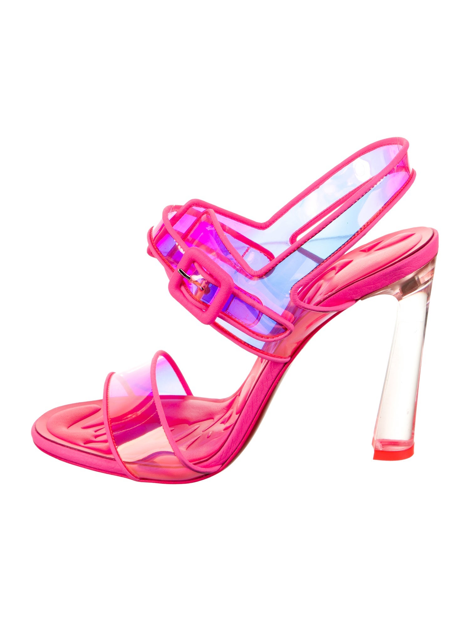 Christian Louboutin PVC Slingback Sandals