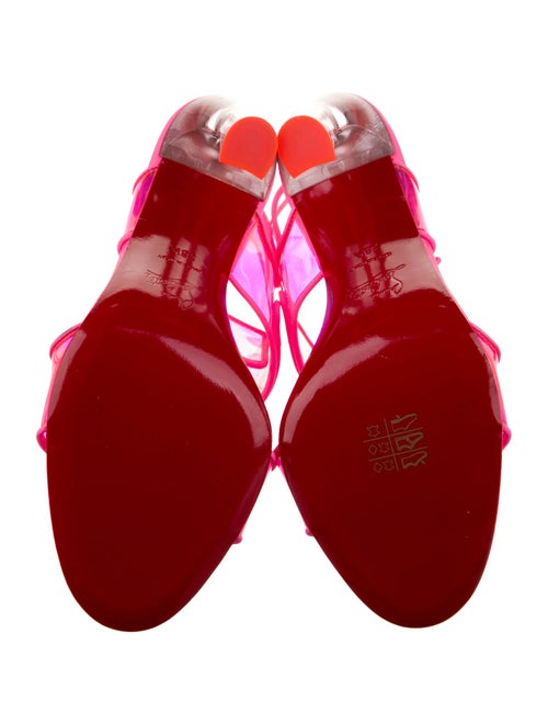Christian Louboutin PVC Slingback Sandals